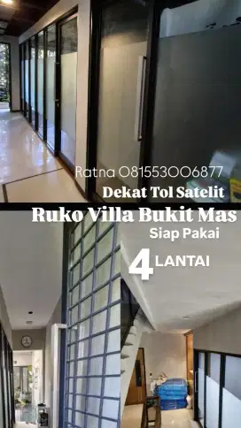 Dijual Ruko Villa Bukit Mas Dekat Tol Satelit dekat Mayjend Sungkono