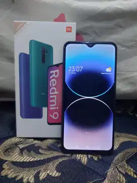Redmi 9 fullset ram 4 / 64