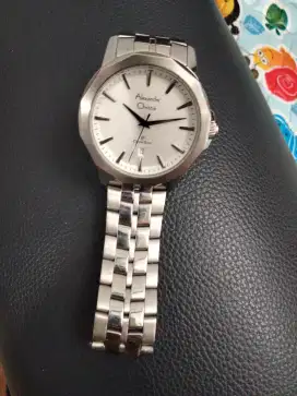 Jam tangan pria Alexander christie classic steel
