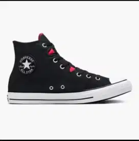 Sepatu Converse Chuck Taylor All Star '90s Retro Black Red Original