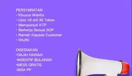 Lowongan pekerjaan khusus wanita