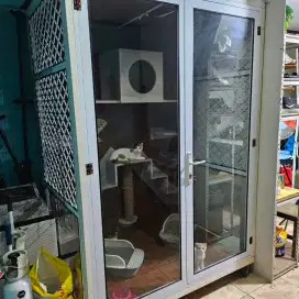 Kandang Cat Aquarium Playground Alumunium Second Preloved