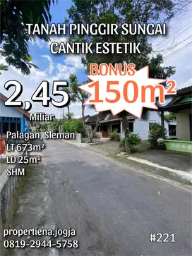TANAH PINGGIR SUNGAI CANTIK ESTETIK
