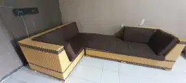 Kursi rotan sintetis.. Kursi anyaman