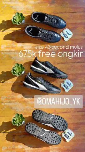 sepatu bola futsal minisoccer puma king top turf