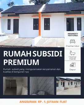 Rumah subsidi kualitas Rumah komersil di Parakan muncang