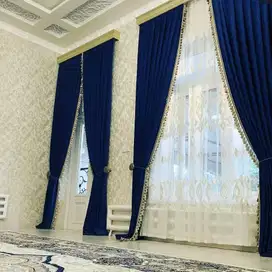 Termurah Tirai Gorden Jendela Gordyn Mewah Hordeng Model Terbaru Murah