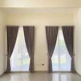 Pesan Tirai Gorden Jendela Gordyn Mewah Hordeng Model Terbaru Murah