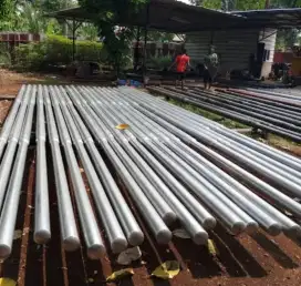 Tiang PLN DI KALSEL,Tiang Lampu,Tiang,Tiang Fiberoptic,Tiang telkom