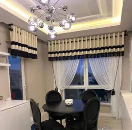 Cod Tirai Gorden Jendela Gordyn Mewah Hordeng Model Terbaru Murah