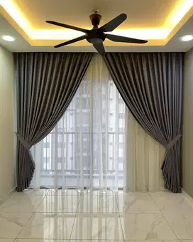 Jual Gorden Blackout Sekat Klinik Hordeng Pintu Gordyn Vitrase