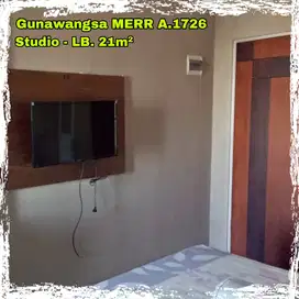Apartemen GUNAWANGSA MERR A.1726 type studio dekat UBAYA UNAIR ITS
