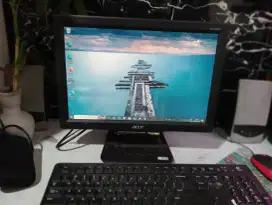 Monitor LCD Acer 16 inch Normal + Kabel Power