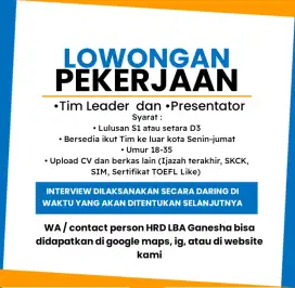 Tim Leader dan Staf Promo