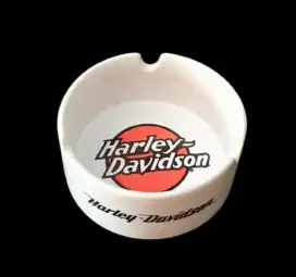 Asbak logo harley davidson dan white