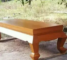 Meja tamu full Kayu jati asli