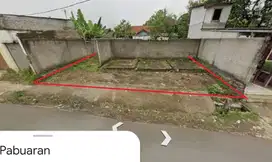 Jual Tanah di pinggir Jl. Raya Pabuaran (Dekat Wisata Alam Candali)