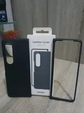 Z Fold 4 Leather Cover Original Case Casing
