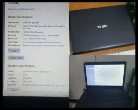 Laptop asus kondisi pemakaian normal