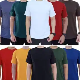 Kaos polosan Cotton Combad 24s