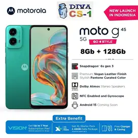 Motorola G45 5G Snapdragon 6s Gen 3 NFC Gyro EIS Ram 8Gb 128Gb Bandung