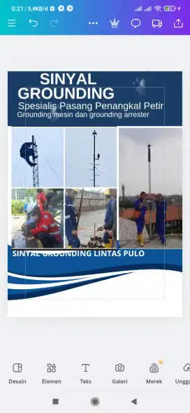 ahli jasa pasang anti penangkal petir Carita  cibaliung Pandeglang