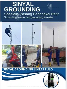Spesialis ahli jasa pasang penangkal petir dan grounding mesin Depok