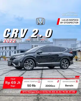 Honda CRV 2.0 2022 non Turbo Prestige Honda Sensing 2021