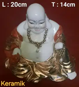 PATUNG BUDHA KERAMIK