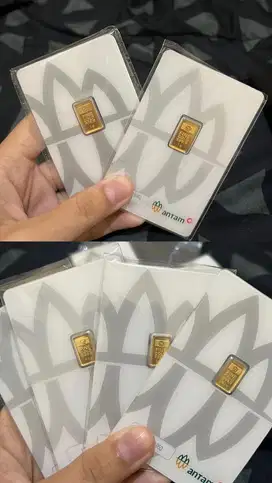 Antam 1 dan 0,5 Gram