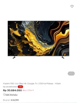 google tv 100inch promo bisa cicilan syarat ktp tanpa dp