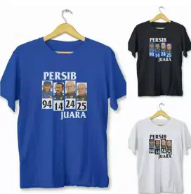 kaos unisex persib juara champions liga