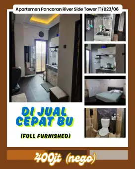 JUAL CEPAT (BU)  APARTEMEN PANCORAN RIVERSIDE