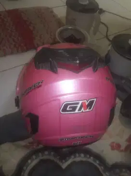 Jual helm Gm startech pink