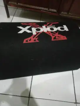 Xplod mobil subwoofer seri xs -100bt 10inch