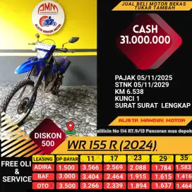 DIJUAL MOKAS WR 155 R BAYAR VIA SHOPEE TOKPED KREDIVO INDODANA AKULAKU