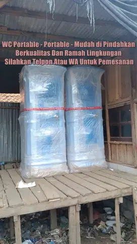 READY PABRIK !! Toilet Outdoor, WC Portable, Toilet Modern Mudah Dipin