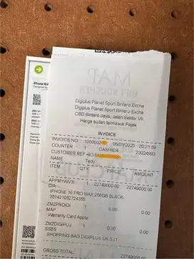 iPhone 16 Pro Max 256 Resmi Belum Aktivasi