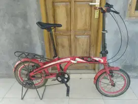Sepeda lipat ukuran 16inc