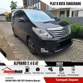 Toyota Alphard 2012 Bensin