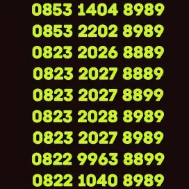 Nomor cantik telkomsel 8899/8989/8889