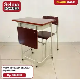 Meja kursi set sekolah promo