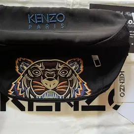 Tas Kenzo Tiger Blue Orange Bumbag Ori