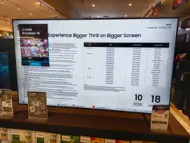 SAMSUNG UHD SMART TV 75 INCH 0% BUNGA BEBAS1-2 KALI CICILAN