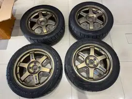 Original TE37 og r16 include ban 205.50 sx2