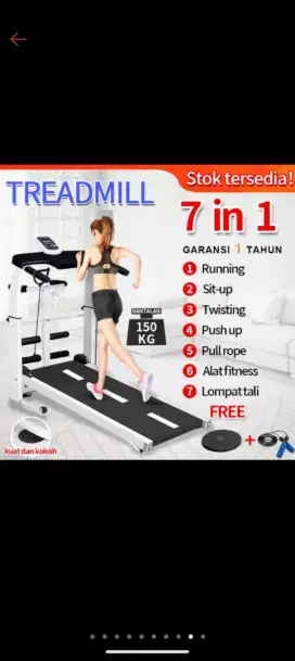 TREADMILL 7 IN 1 (TIDAK PAKAI LISTRIK)