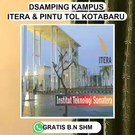 TANAH TER DEKAT DARI KAMPUS ITERA COCOK BUAT INVESTASI JANGKA PANJANG