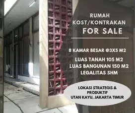 Dijual rumah kost Bangunan Baru