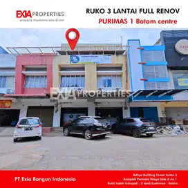 dIJUAL ruko 3lt siap huni, purimas Batam center