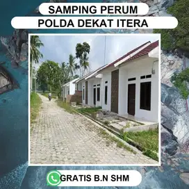 Tanah Dekat kampus ITERA di samping perumahan polda